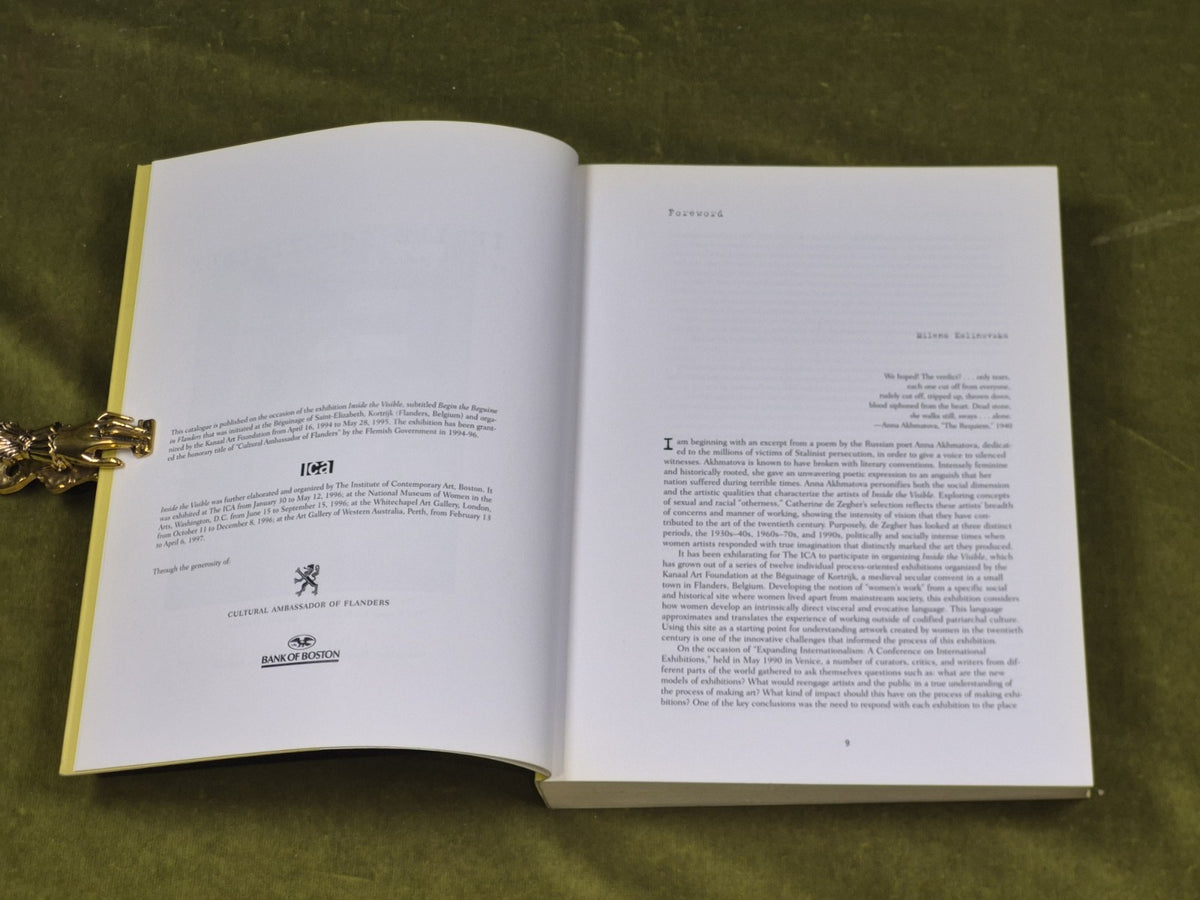 Inside the Visible : An Elliptical Traverse of 20th Century Art in the Feminine4