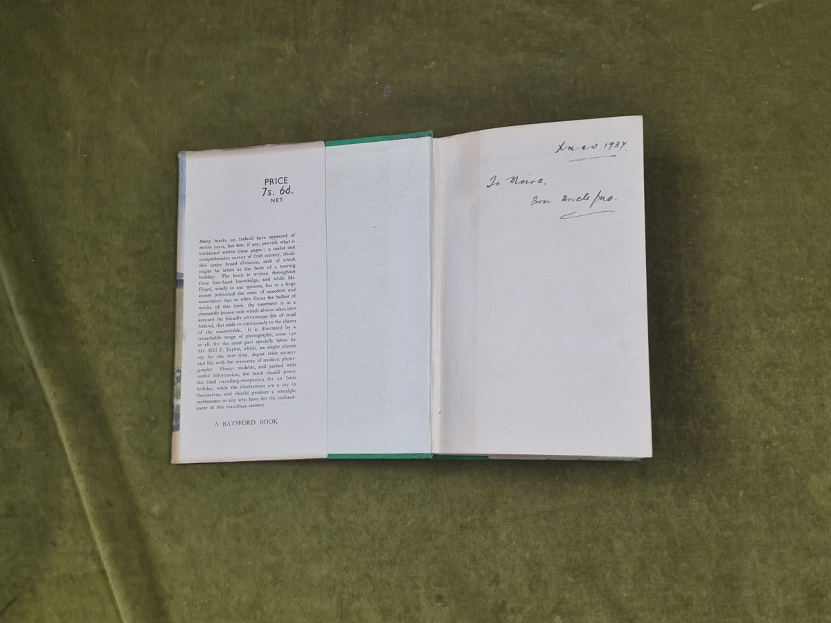 The Face of Ireland by Michael Floyd - 1936 B T Batsford 1st HB DJ3