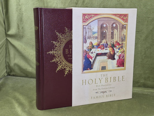 Holy Bible With Illustrations From The Vatican Library, 1995 HC First Edition0
