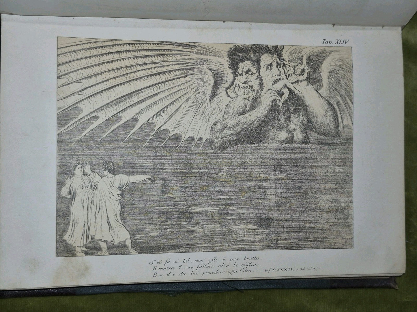 Divina Commedia Dante illustrated by Luigi Ademollo copper plates Devine Comedy11