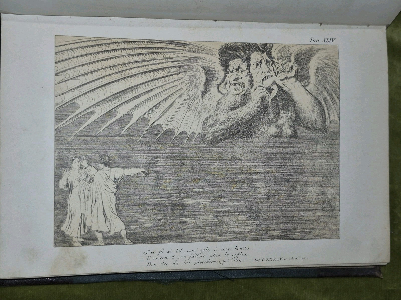 Divina Commedia Dante illustrated by Luigi Ademollo copper plates Devine Comedy11