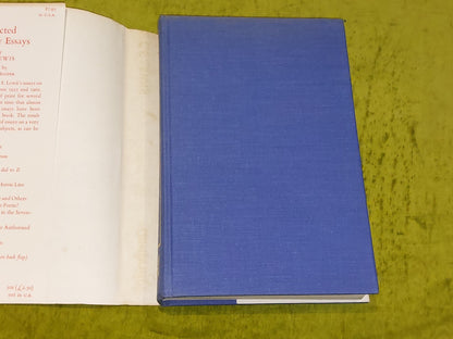 C.S. Lewis - Selected Literary Essays (1969) [Cambridge Uni] UK 1st Ed Hb / Dj2