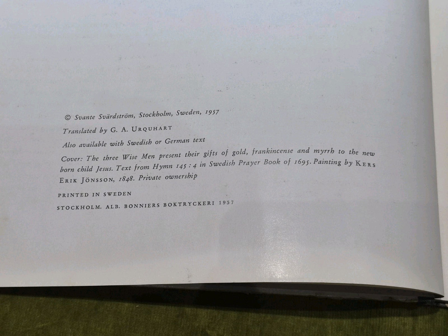 Masterpieces of Dala Peasant Paintings by Svante Svärdström (1957) Hb Book6