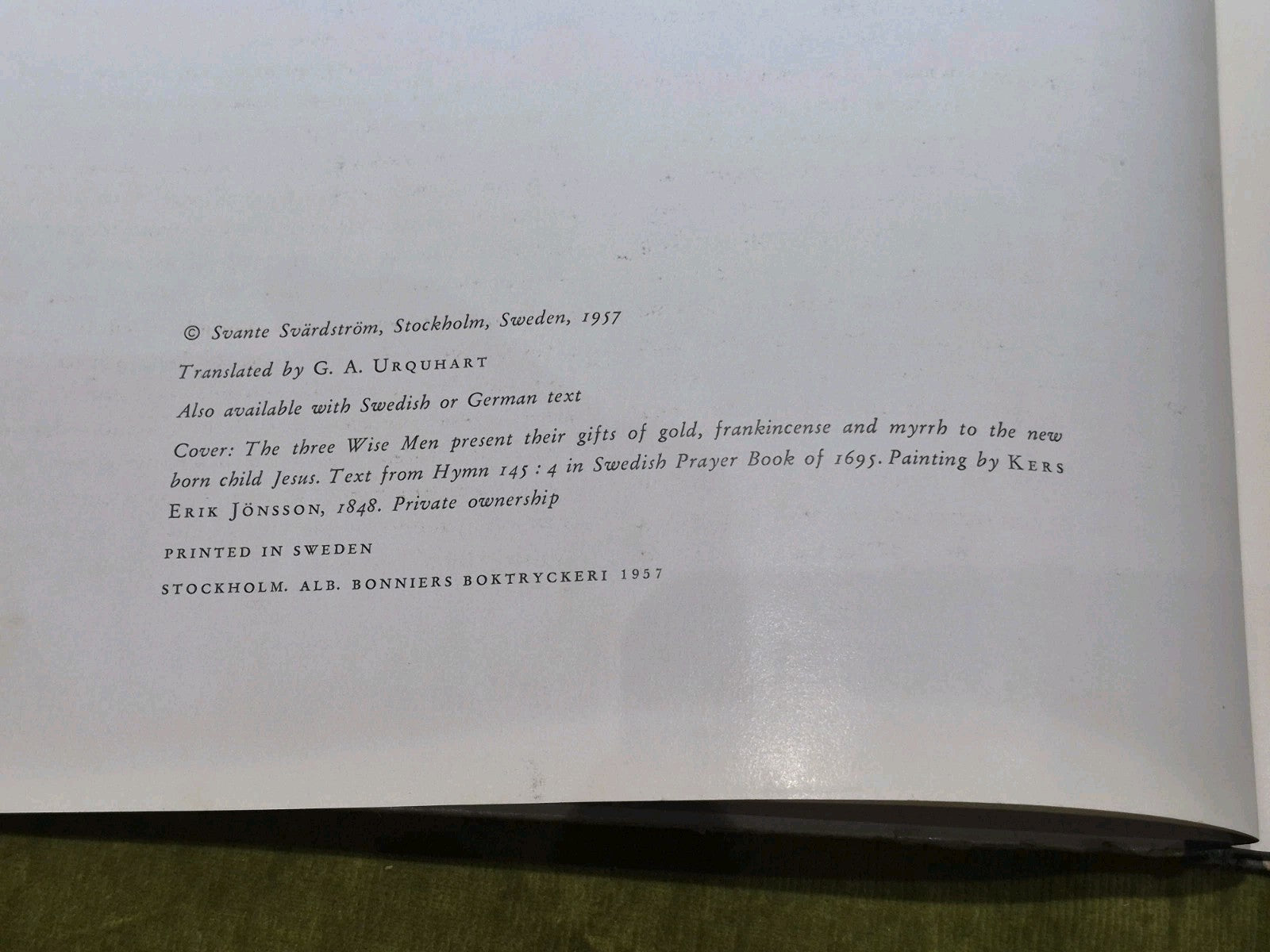 Masterpieces of Dala Peasant Paintings by Svante Svärdström (1957) Hb Book6