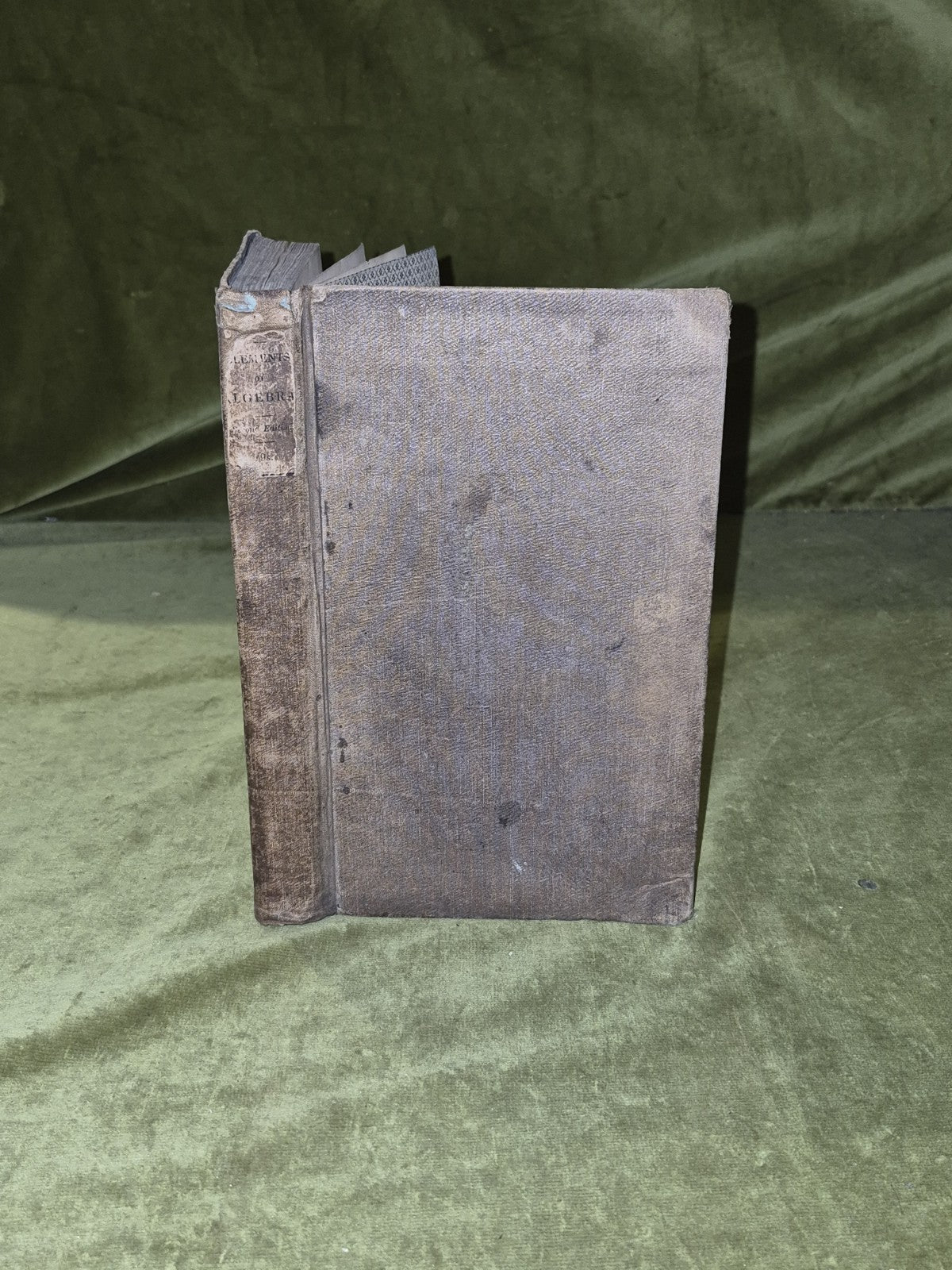 Elements of Algebra - Augustus De Morgan , Taylor & Walton 2nd 1837 HB0