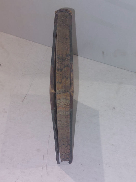 Oliver Goldsmith A Biography by Washington Irving 1850 Quarter Leather Hb1