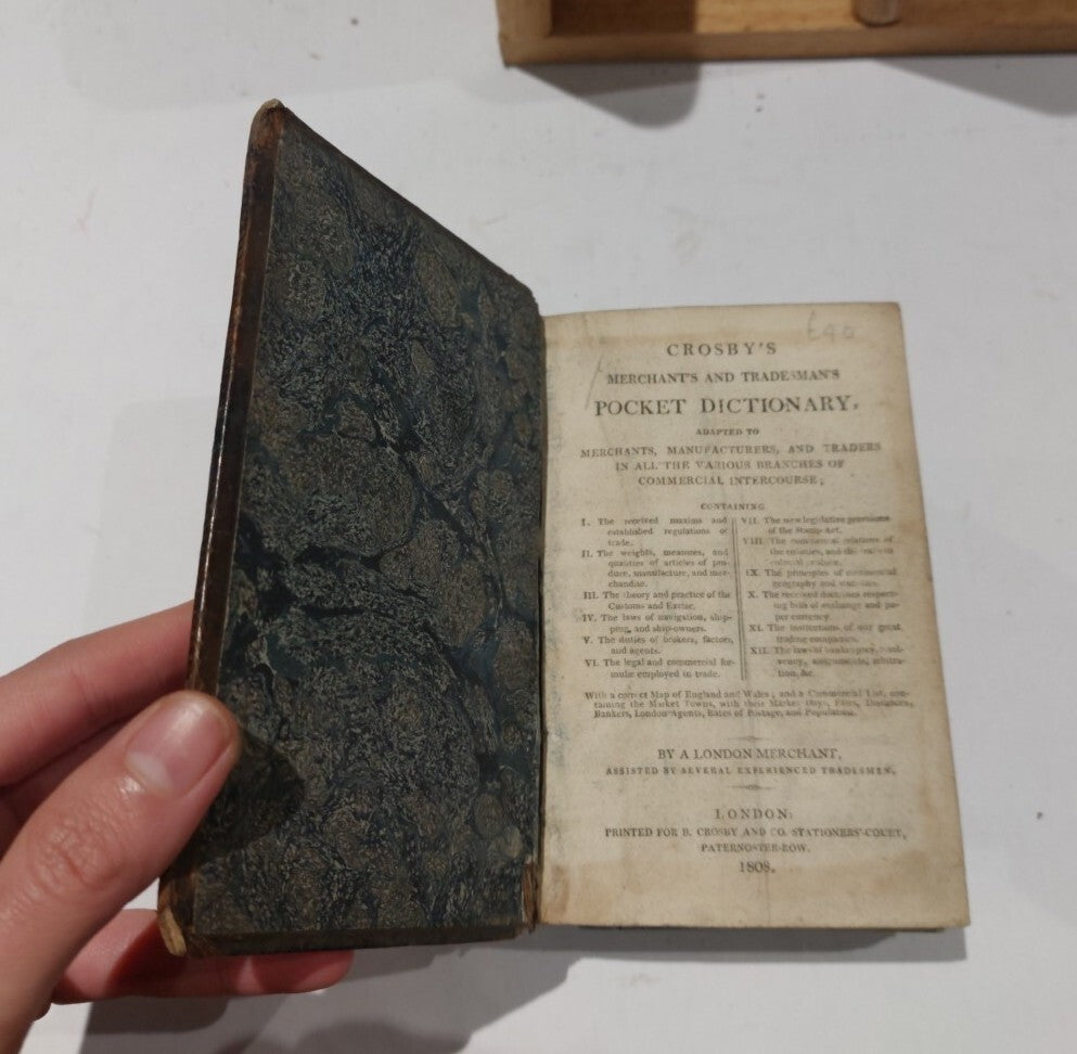 Crosby's Merchant and Tradesman's Pocket Dictionary (1808)2