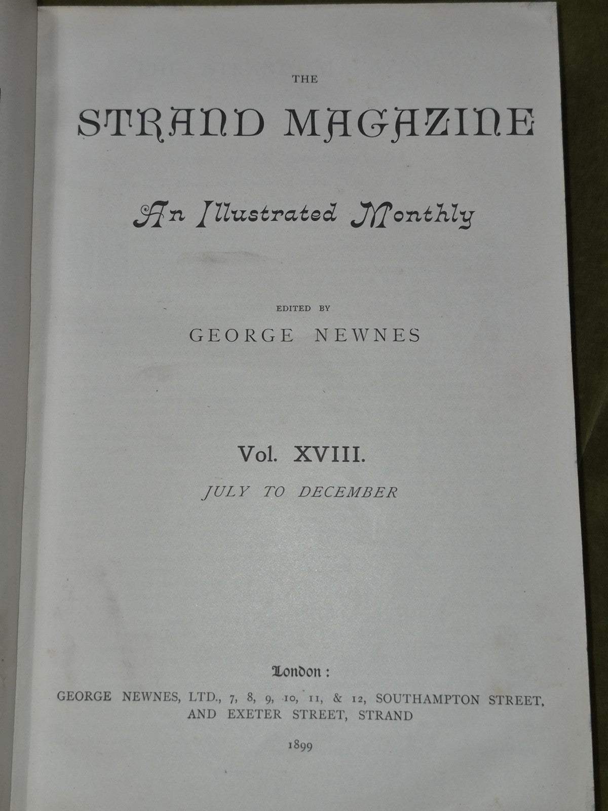 The Strand Magazine 1899 XVIII Arthur Conan Doyle E Nesbit4