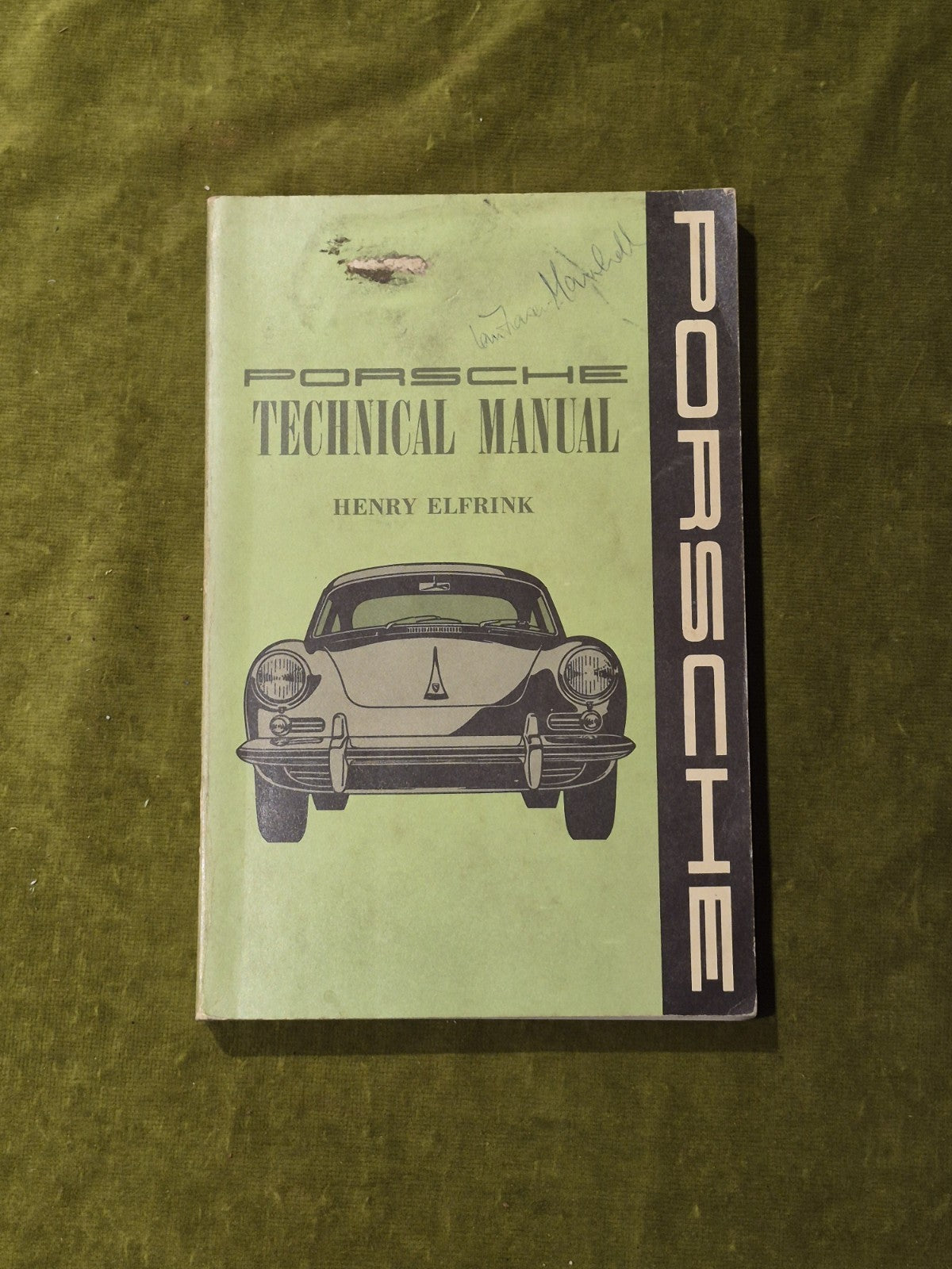 Porsche Technical Manual by Henry Elfrink 1963 SC Book Second Enlarged Edition0