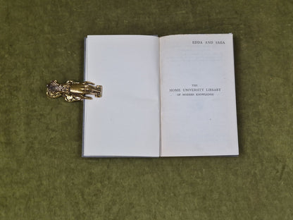 EDDA AND SAGA BY BERTHA S. PHILLPOTTS 1931 THORNTON 1st ED4
