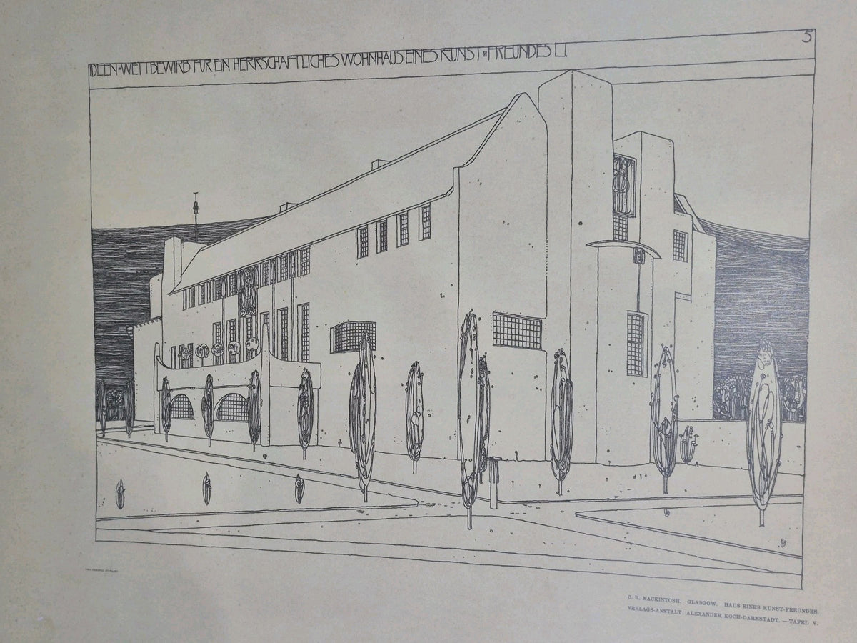 Charles Rennie Mackintosh Das Haus eines Kunstfreundes 2 Meister Incomplete10