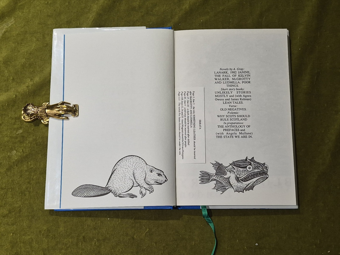 Ten Tales Tall and True Signed by Alasdair Gray - Bloomsbury 1st 1993 HB DJ VGC4