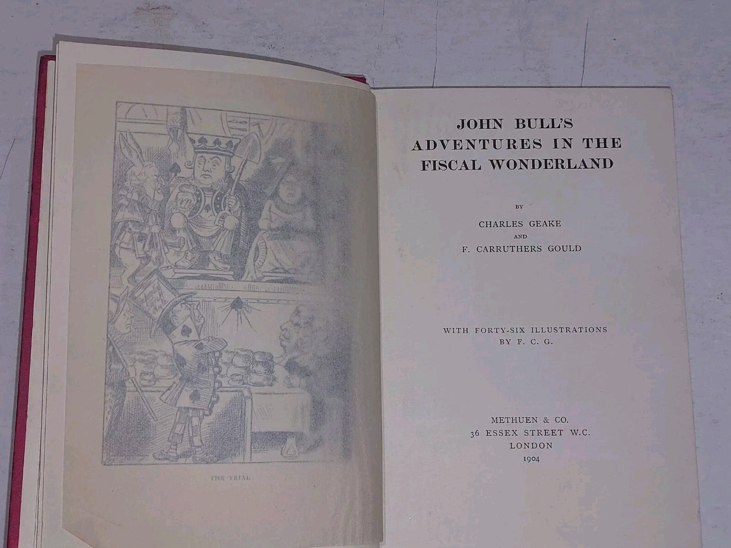 John Bull's Adventures in the Fiscal Wonderland (1904) Geake & Gould Hb Book2