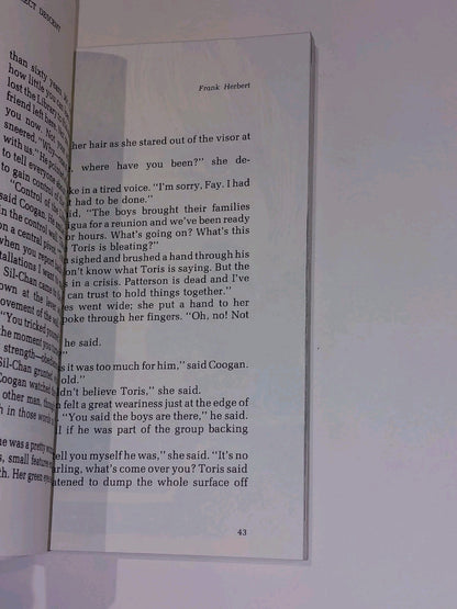 Direct Descent By Frank Herbert [Ace Book] 1st Ace Printing 1980 Pb Book5