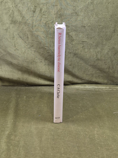 Rhesus Haemolytic Disease - Cyril A Clarke Kluwer  1975 HB DJ2