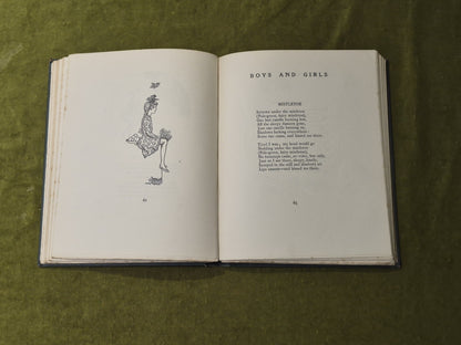 Peacock Pie - Walter De La Mare , illus W Heath Robinson 1919 1st HB8