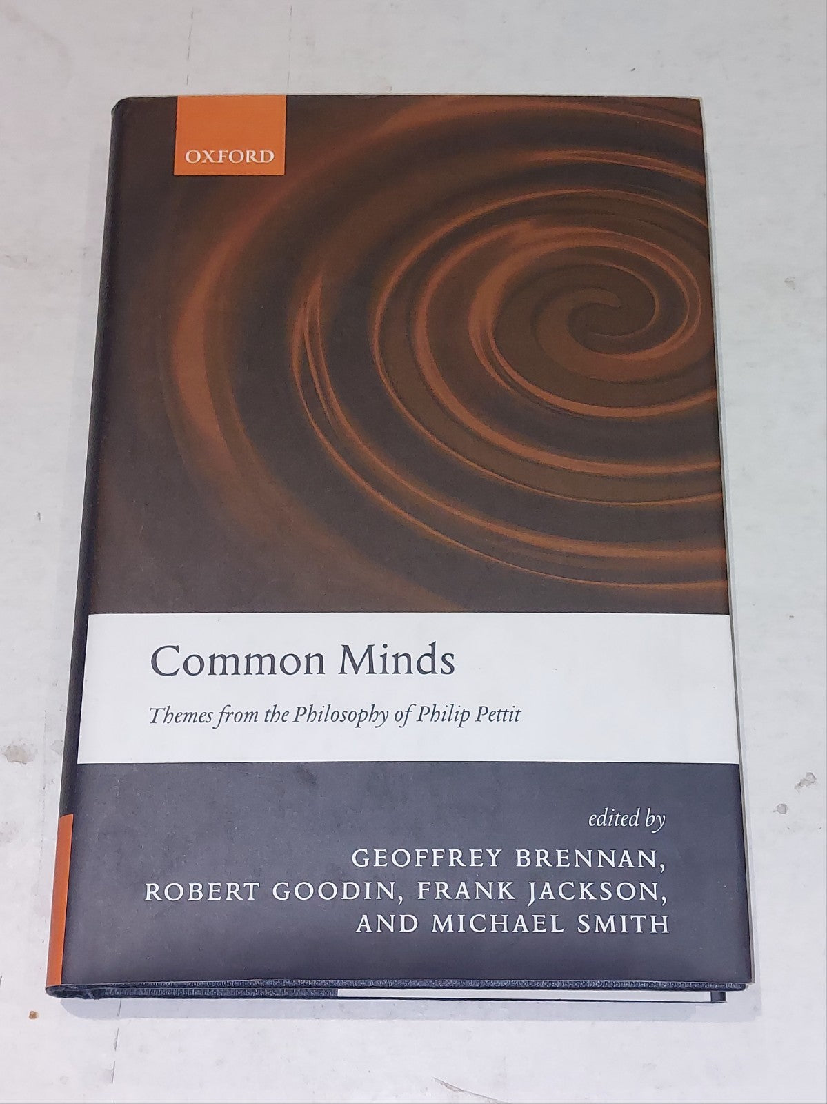COMMON MINDS: THEMES FROM THE PHILOSOPHY OF PHILIP PETTIT By Geoffrey Brennan0