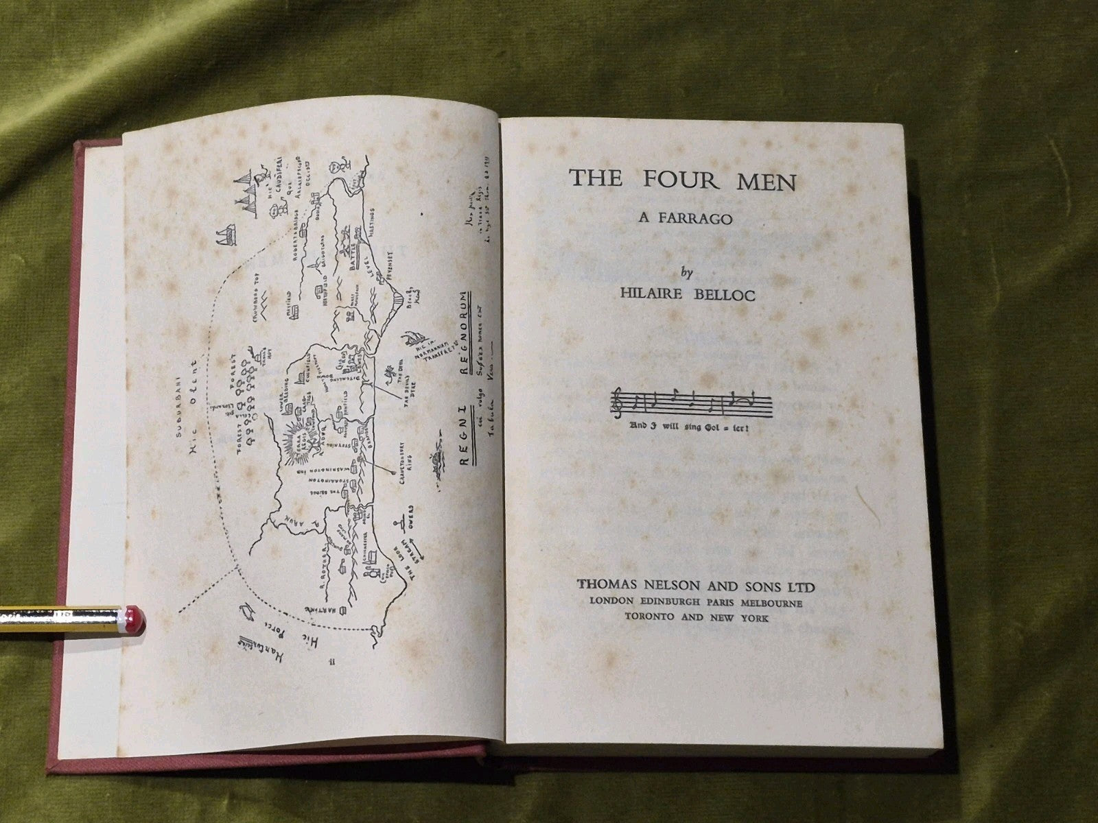 Four Men, the - A Farrago by Belloc, Hilaire 1948 Hardback.4