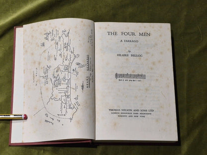 Four Men, the - A Farrago by Belloc, Hilaire 1948 Hardback.4