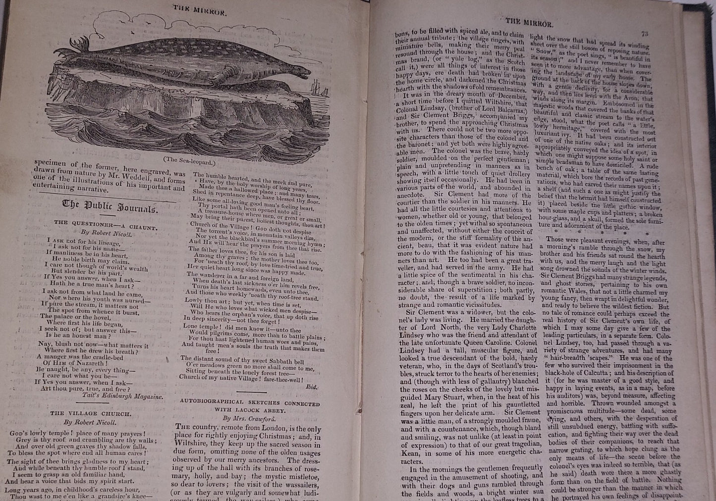 The Mirror Of Literature, Amusement And ... Vol XI 1828, King George IV Death15