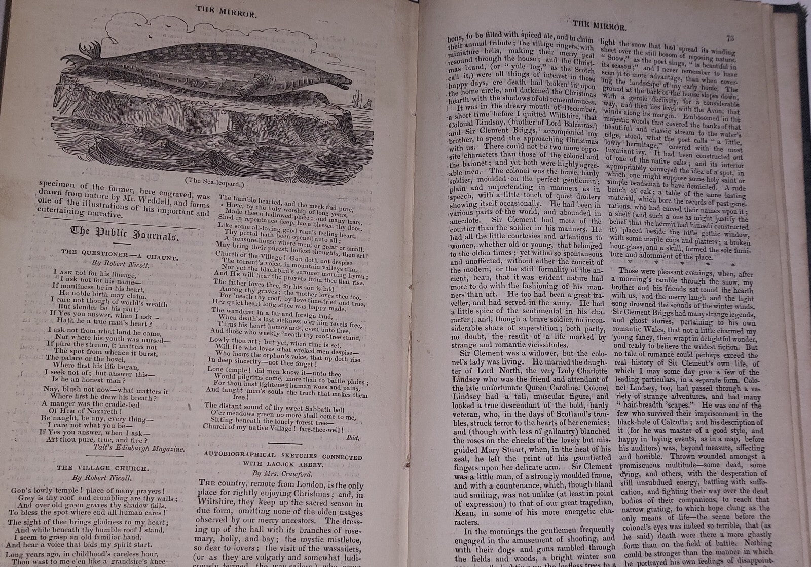 The Mirror Of Literature, Amusement And ... Vol XI 1828, King George IV Death15