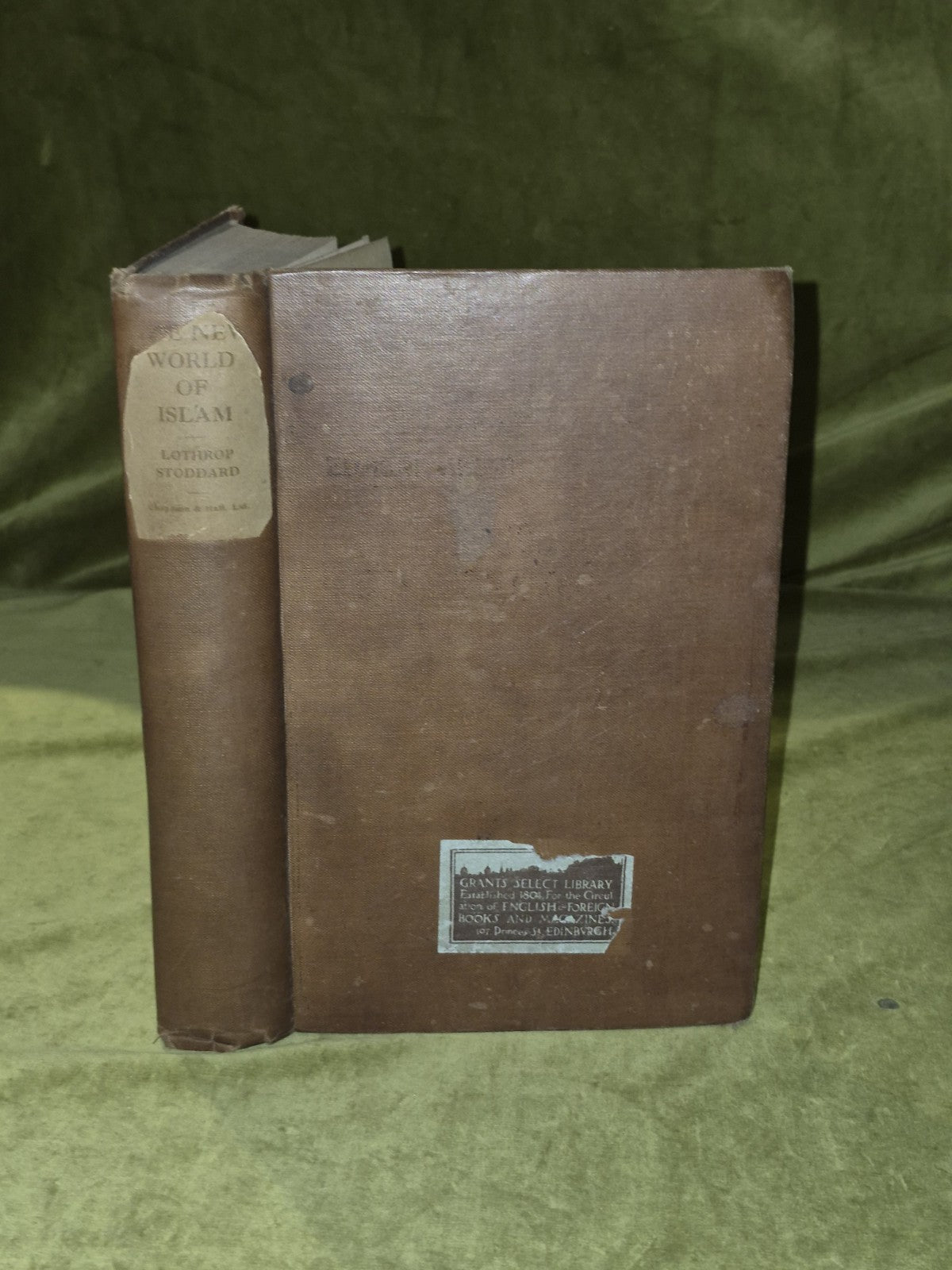 The New World of Islam - Lothorp Stoddard , Chapman & Hall 1st edition 1921 HB0