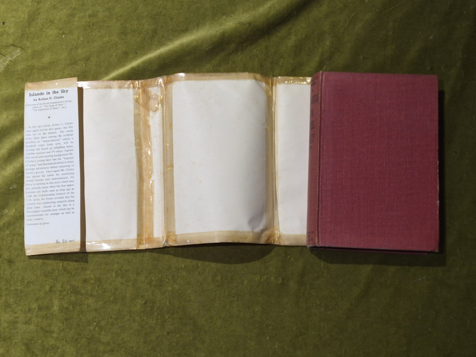Islands in the Sky - Arthur C Clarke - 1ST EDITION WITH DUST JACKET4