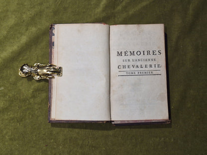 Mémoires sur L'ancienne Chevalerie Politique et Militaire 2 vols Veuve Duchesne4