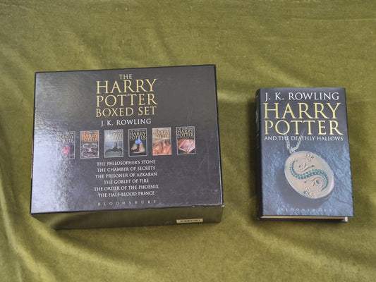 Harry Potter Bloomsbury Adult Edition 1st Ed Box set of Vols 1-6 +  1st Vol 71