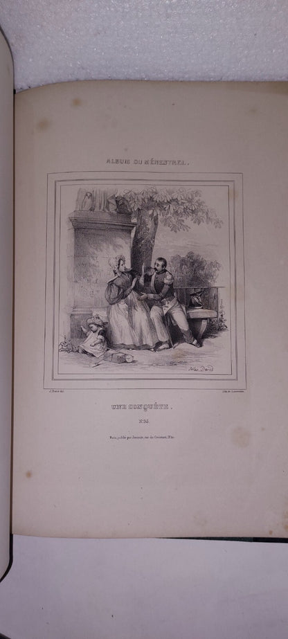 ALBUM DU MENESTREL Circs 1860 - 1880 Lithograph Plates 18