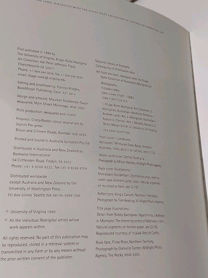 Art from the Land : Dialogues with the KlugeRuhe Collection  Morphy & Boles Pb3