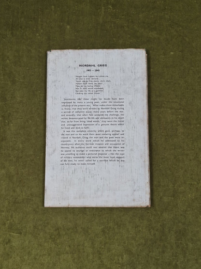All That is Mine I Demand : War Poems of Nordahl Grieg - Hodder & Stoughton 19442