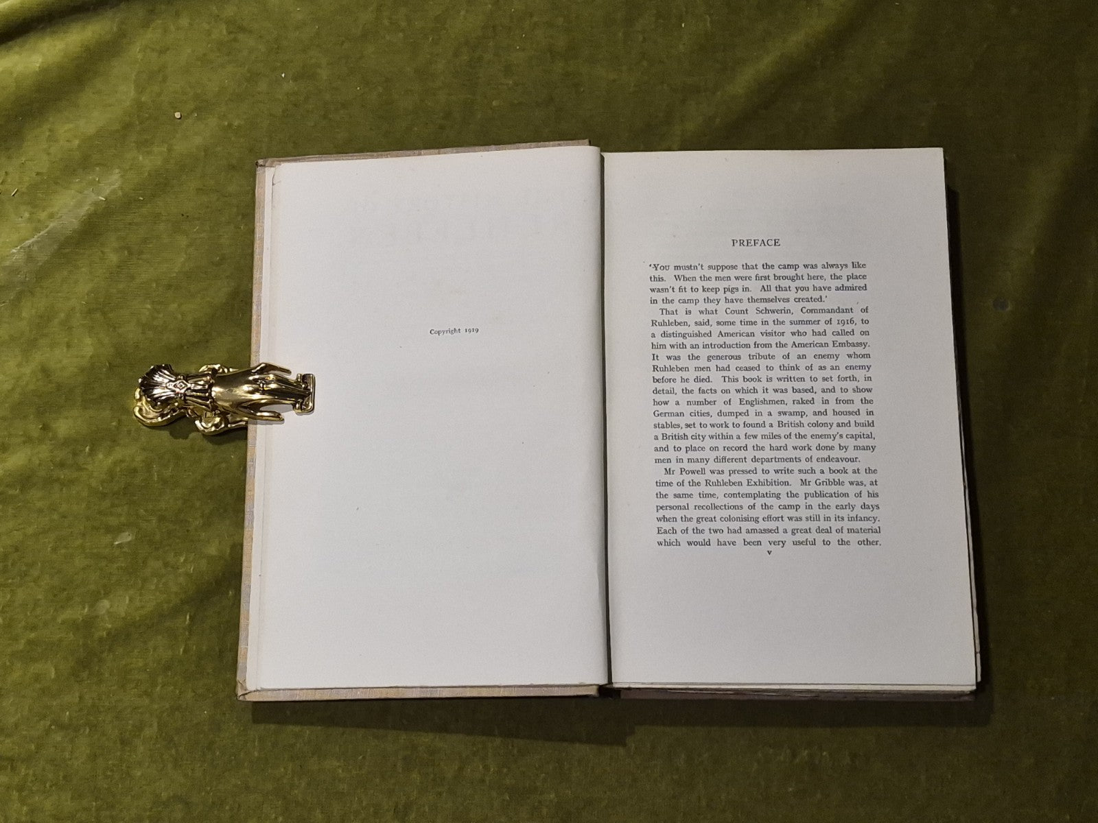 History of Ruhleben : Prison Camp in Germany - Powell ; Gribble , Collins 19196