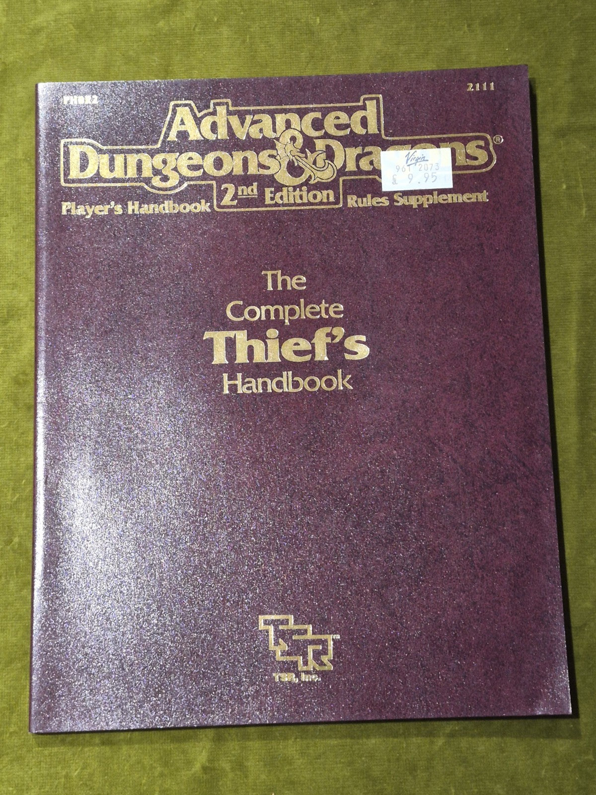 Dungeons & Dragons the Complete Thief's Handbook 2111 AD&D 2nd Edition0