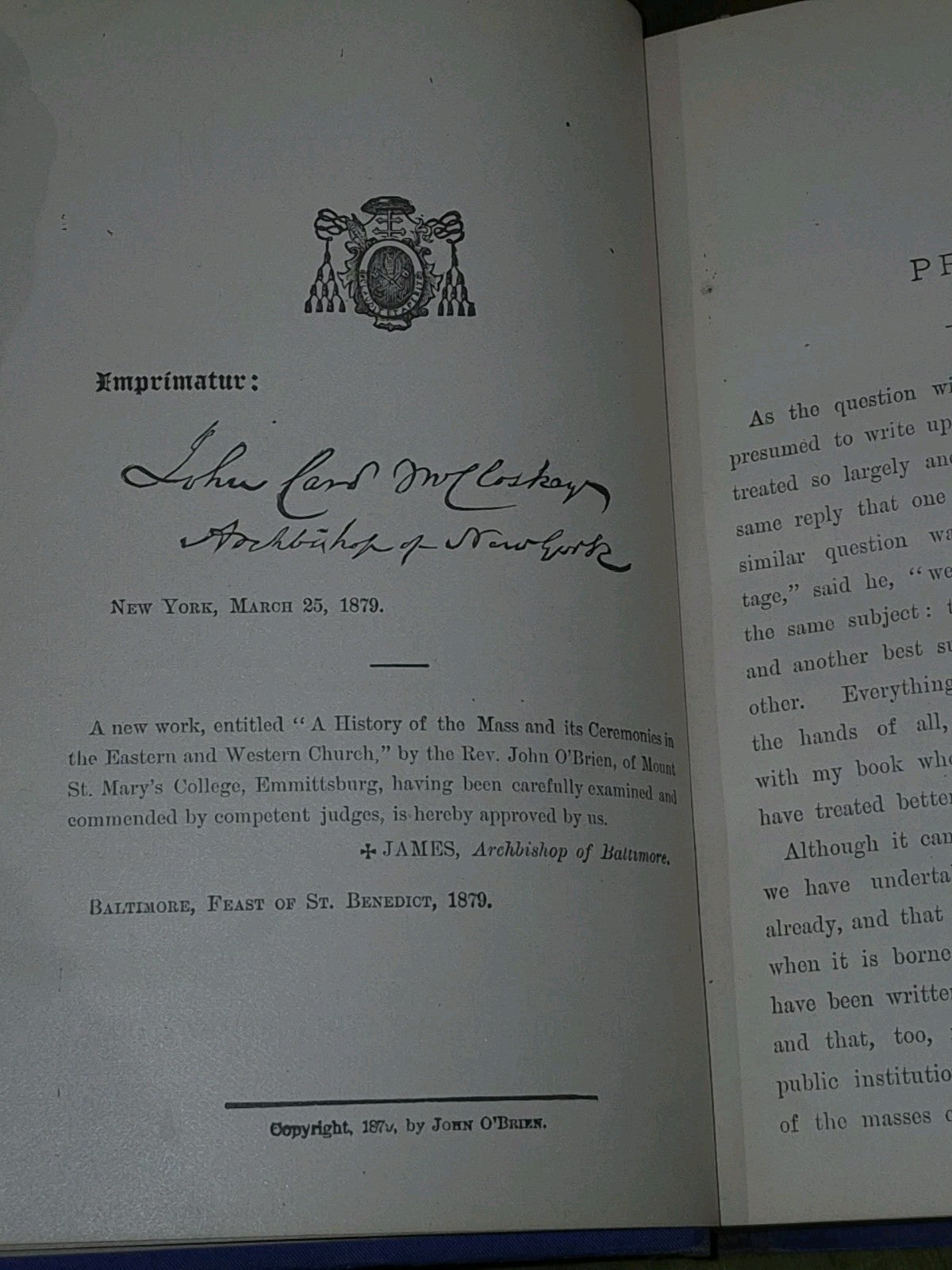 HISTORY OF THE MASS REV JOHN OBRIEN CIRCA 1880 14TH EDITION6