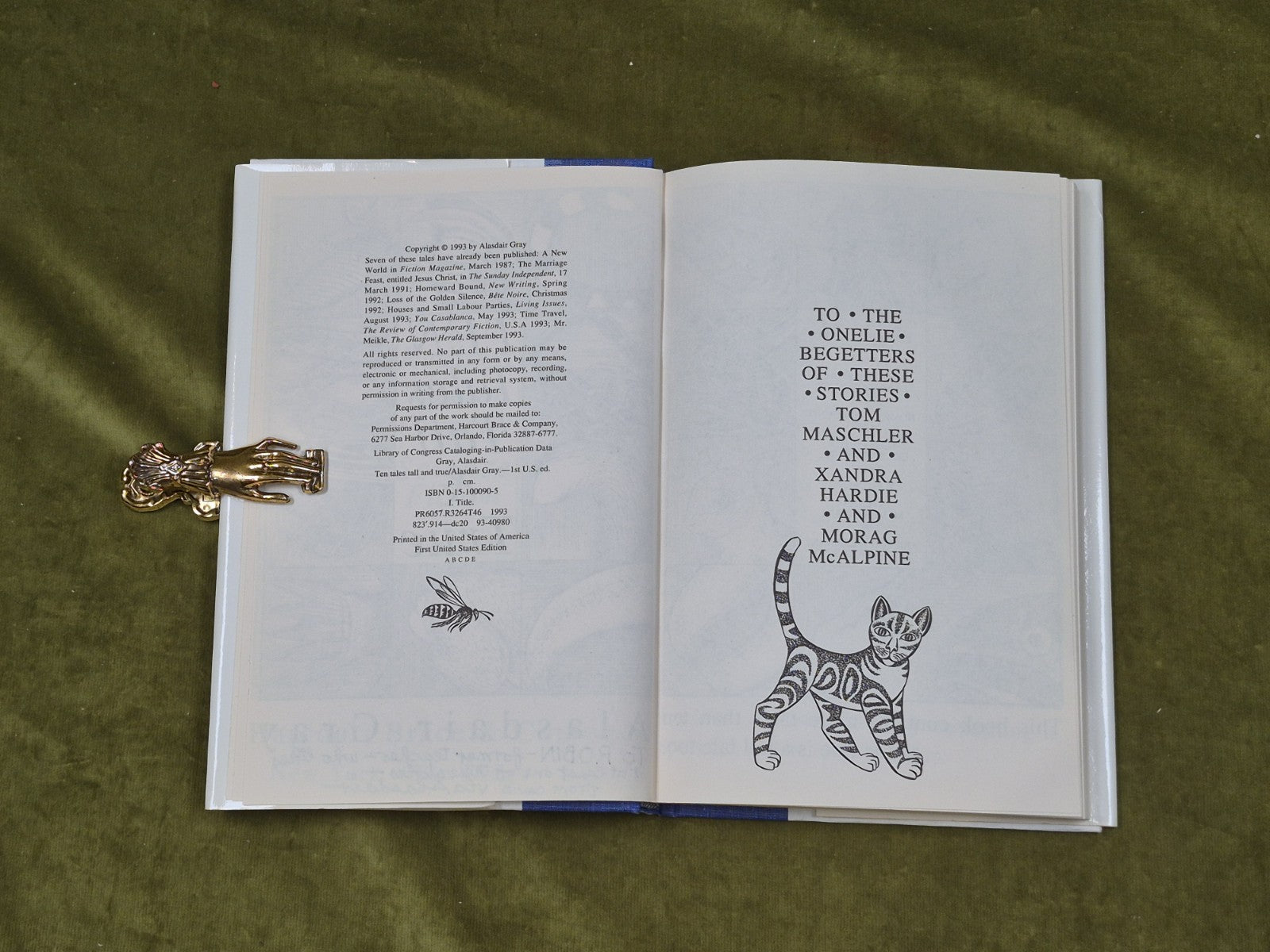 Ten Tales Tall and True Signed by Alasdair Gray - Bloomsbury 1st 1993 HB DJ4