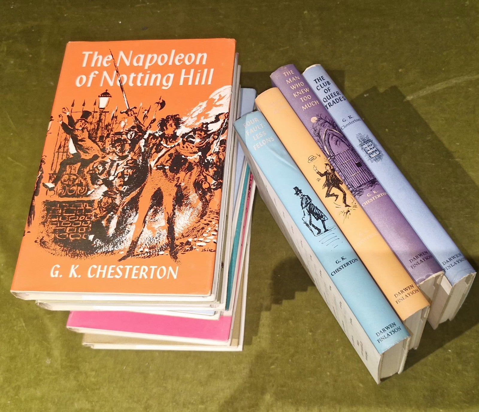 G K Chesterton - Reprint Series 1964 Darwen Finlayson - 11 Volumes HB / DJ 18
