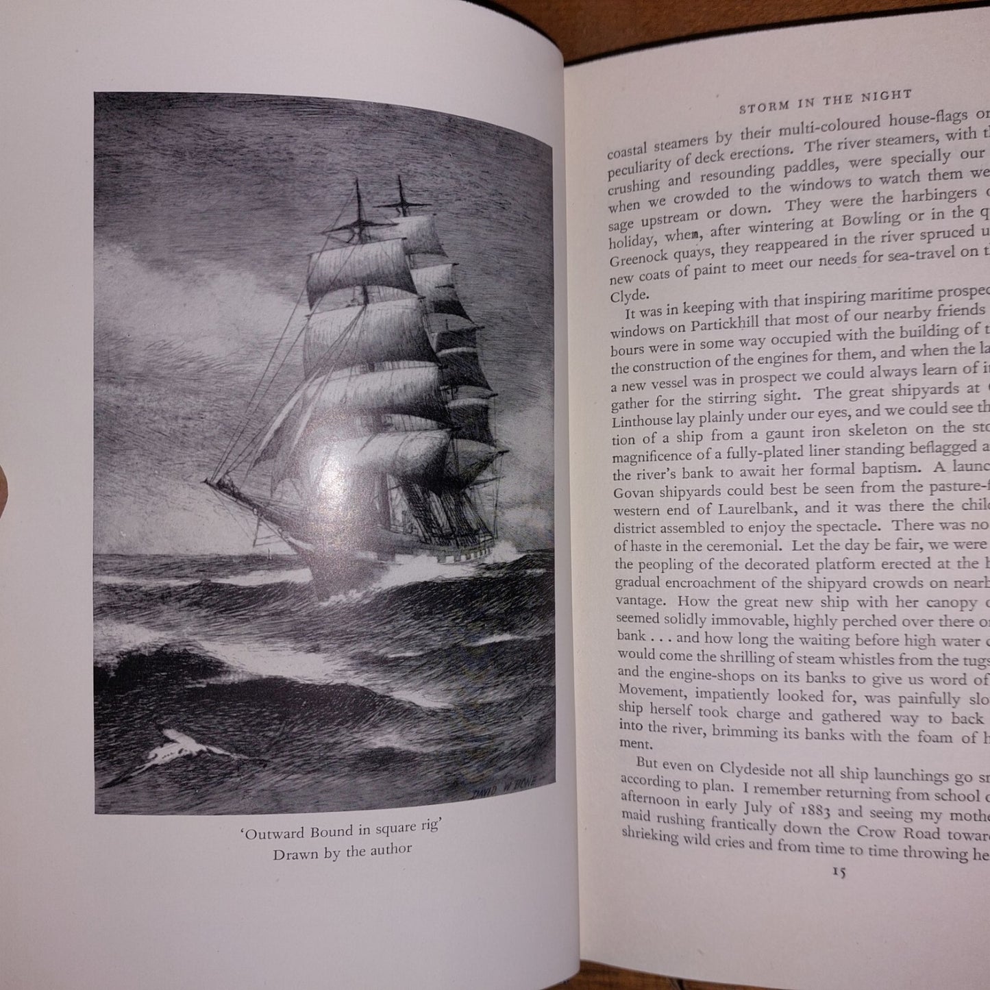 Landfall at Sunset: the Life of a Contented Sailor  Sir David Bone 1955 1st Ed.10