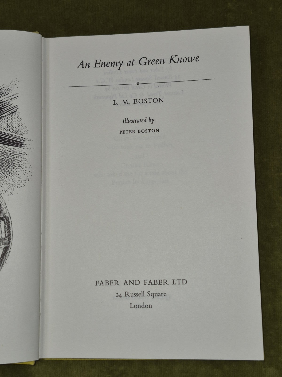 An Enemy at Green Knowe First Edition 1964 L M Boston Peter Boston 5