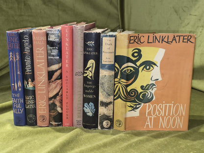 Eric Linklater First Editions Job Lot Dustjackets 1