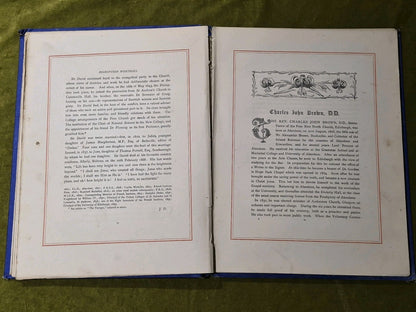 A Memorial Of The Disruption Worthies 1843 Complete in 4 Volumes9