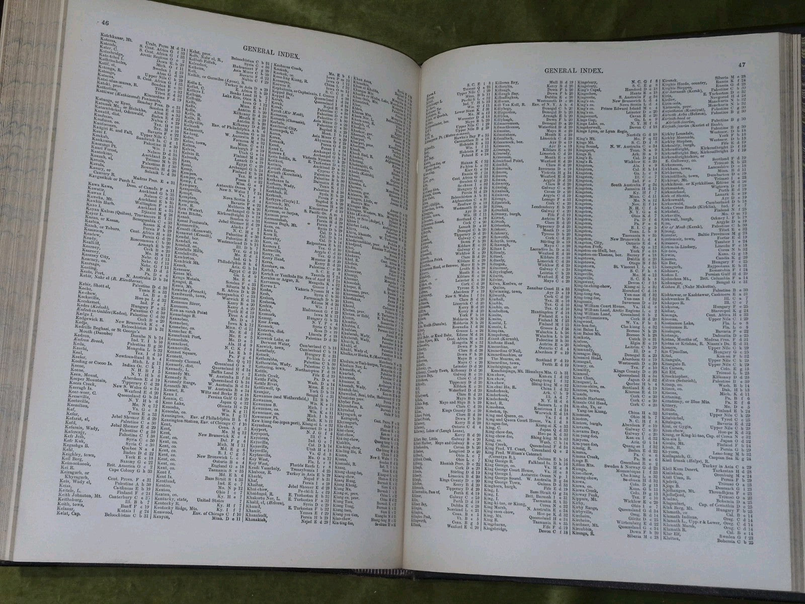 Zell's Descriptive Hand Atlas of The World (1875) John Bartholemew Ellwood Zell14