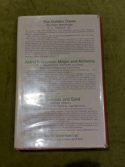 Sword of Wisdom MacGregor Mathers & The Golden Dawn Neville Spearman 1975 1st Ed2