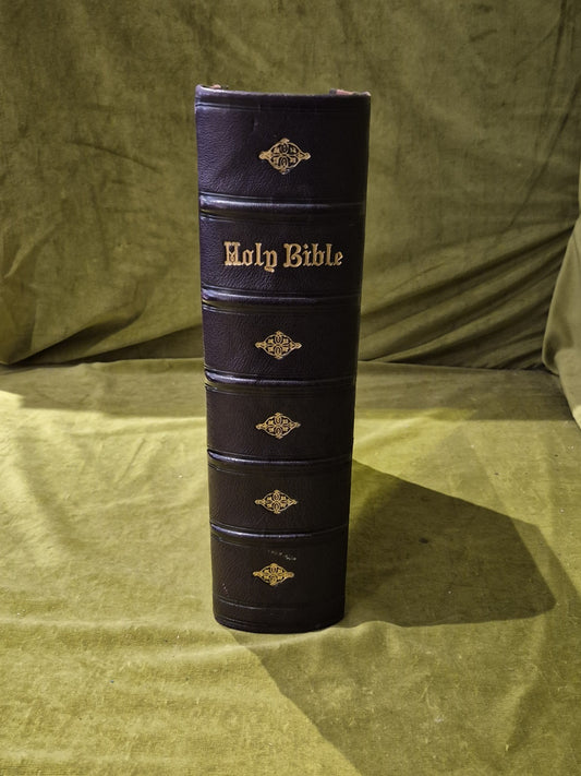 Holy Bible With Notes & Observations By Rev. John Brown Large Family Bible VGC1