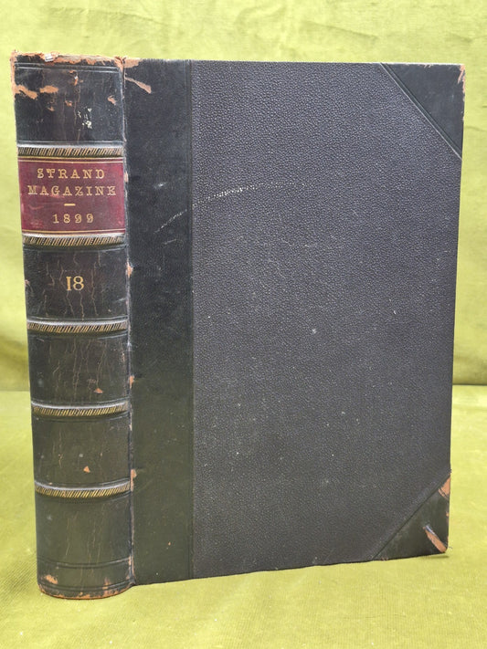 Strand Magazine 1899 XVIII Vol 18 Leatherbound 0