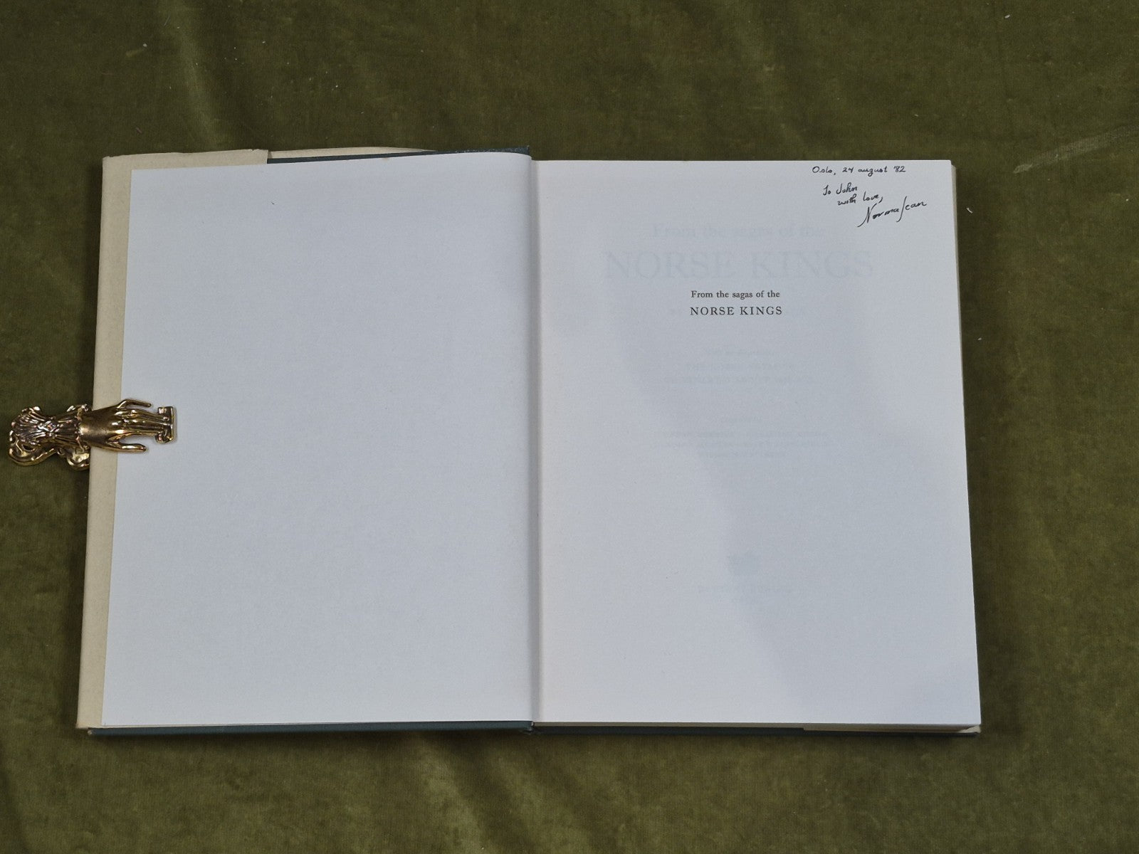 From the sagas of the Norse Kings - Snorri Sturluson , Dreyers Forlag 19734