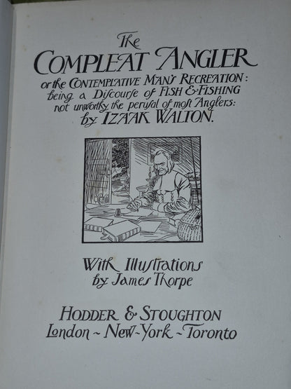 The Compleat Angler or the Contemplative Man's Recreation (1911)5