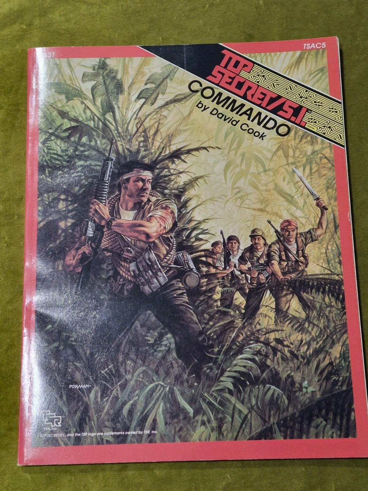 Top Secret/S.I. Commando adventure module by David Cook TSR RPG 76310