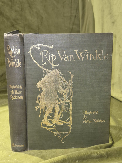 Rip van Winkle WASHINGTON IRVING Illustrated ARTHUR RACKHAM Heinemann 1908 Print0