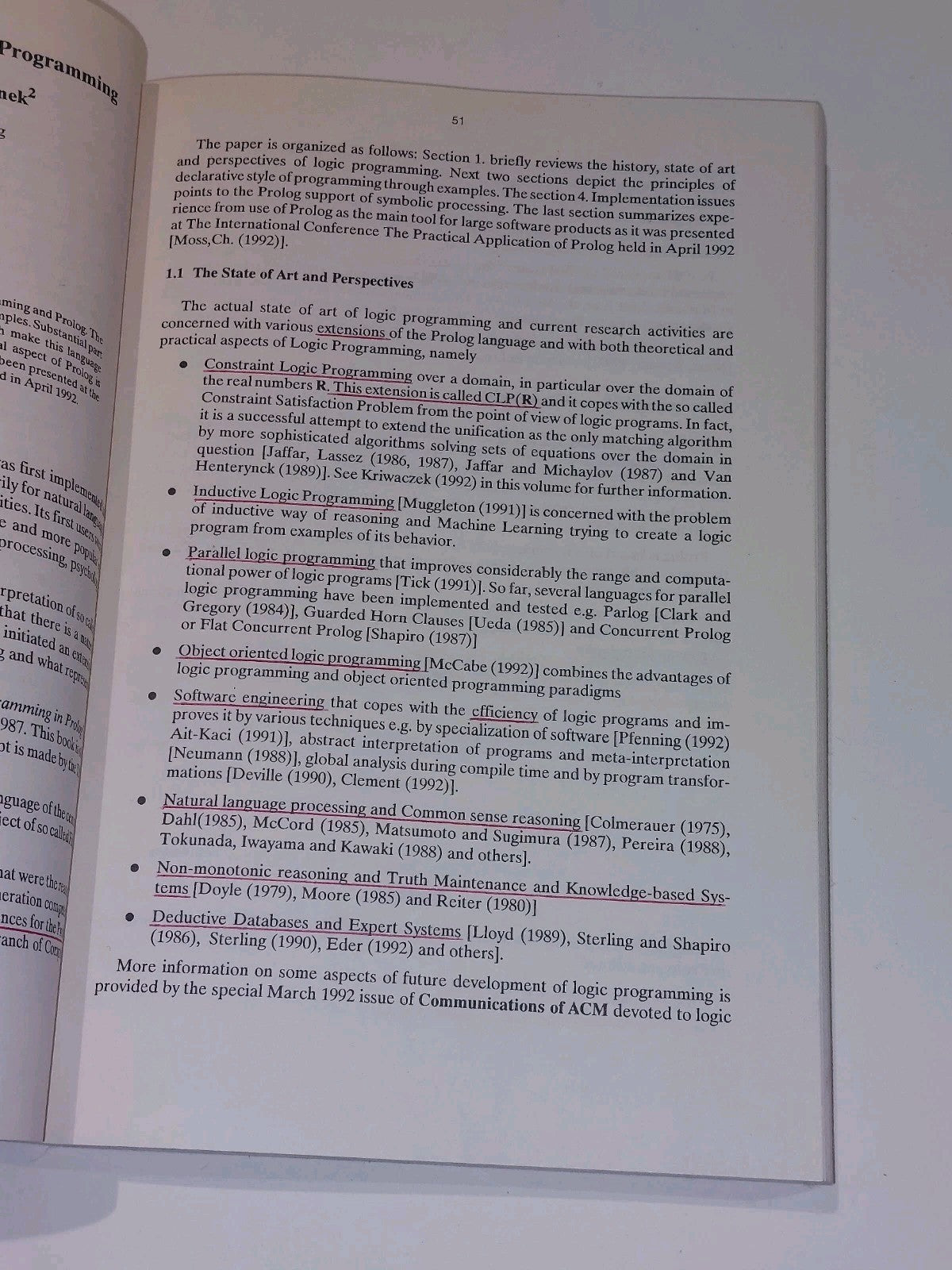 Advanced Topics in Artificial Intelligence: Stepankova, Marik, Trappl 19924